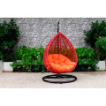 Greatly Unique and Durable Outdoor Patio Garden Wicker Swing Chair Poly Rattan Hammock